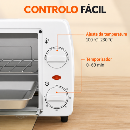 Forno Elétrico de Bancada 10 Litros 750 W