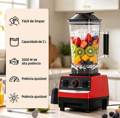 Liquidificadora de copo profissional de 2000 W