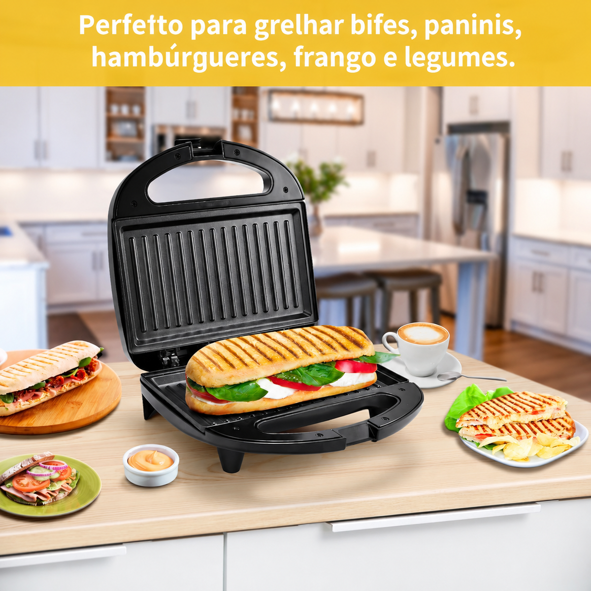 Grelhador Antiadherente 750 W